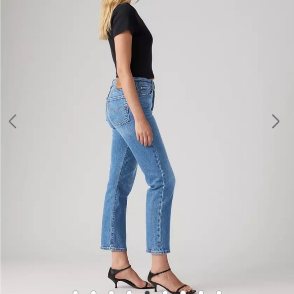 Levi's Premium Wedgie Straight Blue Jeans
